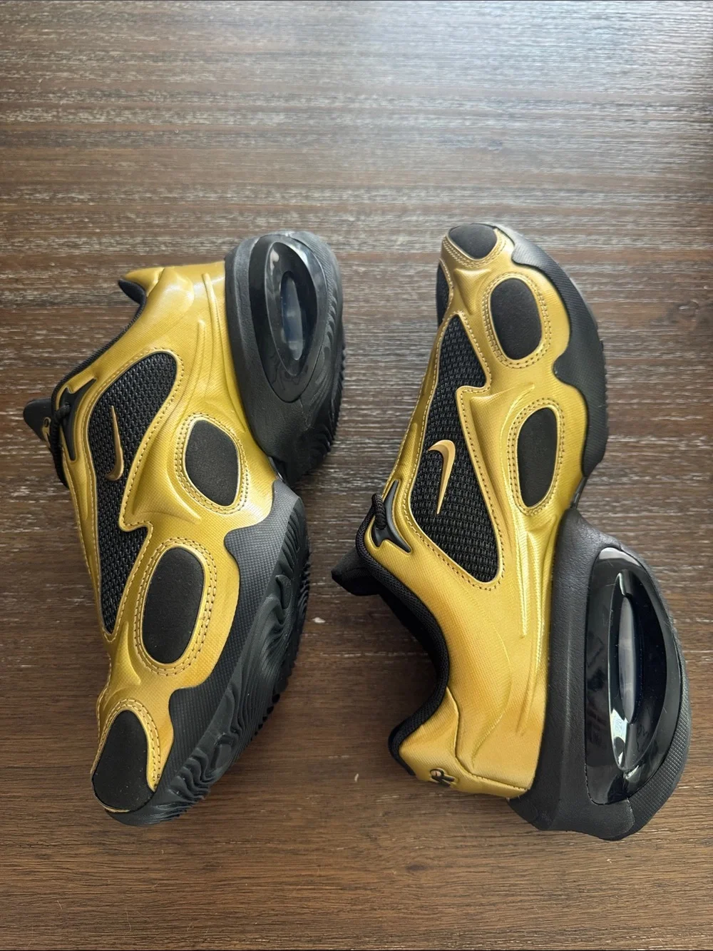 Nike Women's Air Max Muse Shoes in Metallic Gold/Black
